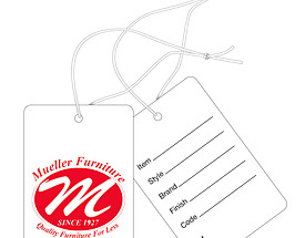 Custom Furniture Hang Tag - Mueller Furniture