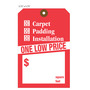 Custom Price Hang Tag - One Low Price
