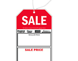 Custom Price Hang Tag - Regular vs Sale Price