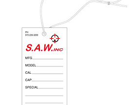 Custom Price Hang Tag - S.A.W Inc.