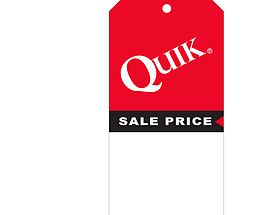 Custom Sale Hang Tag - Quik