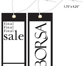 Custom Sale Hang Tag - Borsa