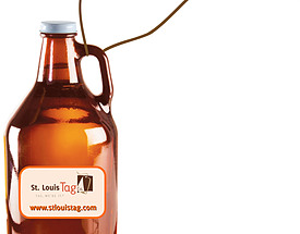 Custom Printed Growler Hang Tag - Beer Growler - St. Louis Tag