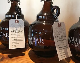 Custom Tagged Growlers - Cinnabar Hang Tags on Growler