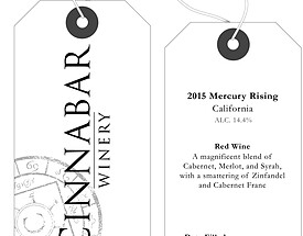 Custom Growler Tag - Cinnabar Winery