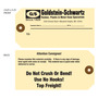 Clipped Corners Shipping Hang Tag - Goldstein Schwartz