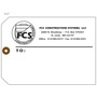 Custom Shipping Tag - FCS Construction