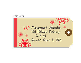 Custom Shipping Tag - Holiday Theme