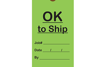 Custom Shipping Tag - OK To Ship