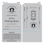 Clipped Corners Parking Hang Tag from St. Louis Tag - Monarch Beach