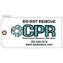 Clipped Corners Do Not Remove Hang Tag with Metal Eyelet for CPR Surplus