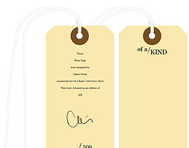 Clipped Corners Hang Tag for Of A Kind