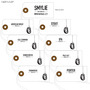 Clipped Corners Hang Tags with Fiber Patch & Twisted Steel Wire Attachment for Smylie Brothers Brewing Co.