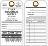 Custom Tyler Industrial Supply Inspection Hang Tag (113927)