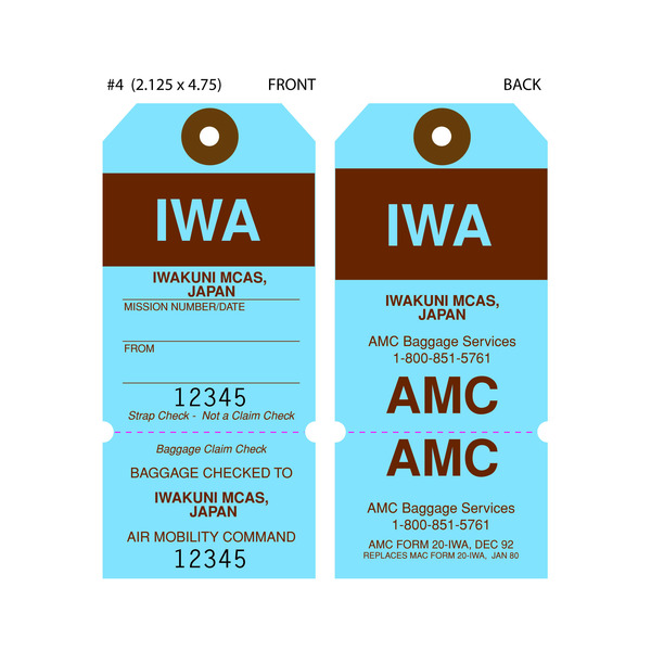 Custom Printed Airline Hang Tags | St. Louis Tag