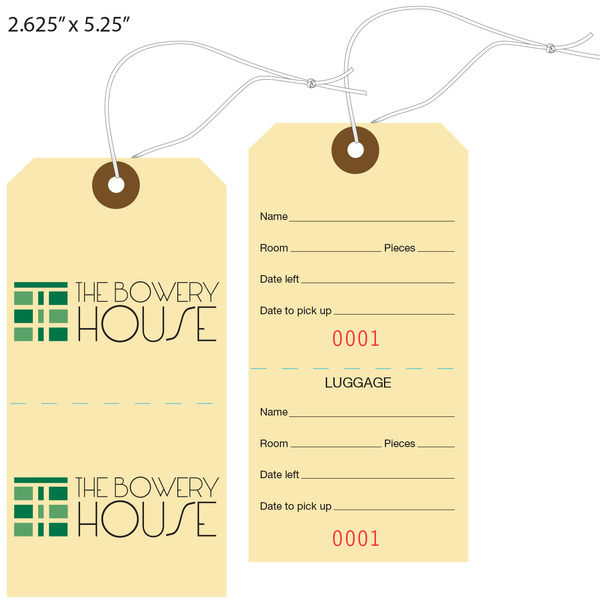 Custom Baggage & Luggage Tags for Hotels