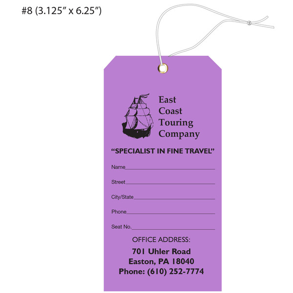 Custom Hotel Luggage Tags St. Louis Tag