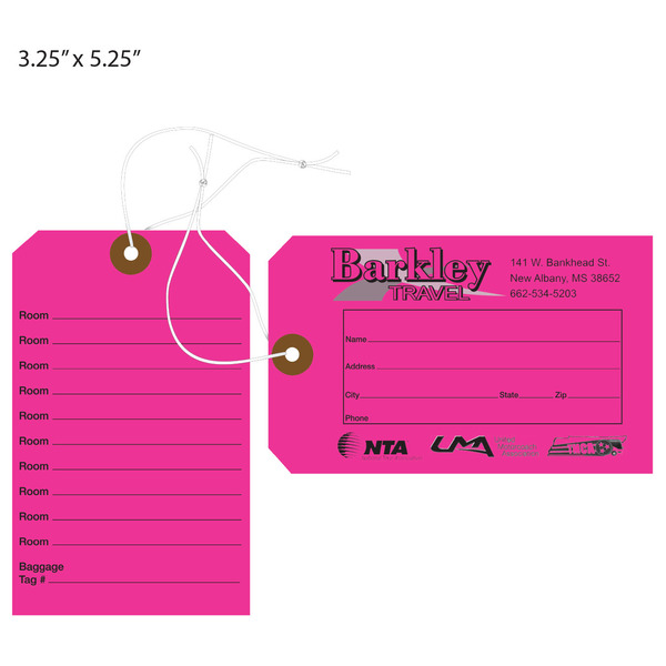 Custom Luggage Tags for Hotels St. Louis Tag