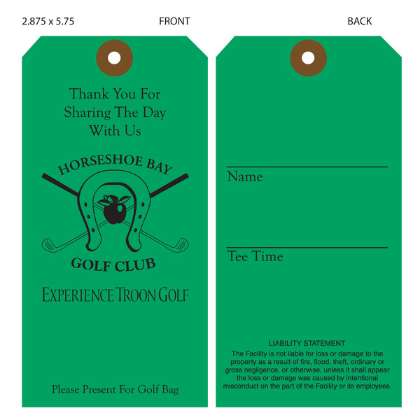 Custom Golf Bag Tags For Country Clubs St. Louis Tag