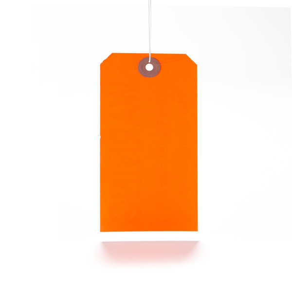 100 Green Tags 4 3/4" x 2 3/8" Size 5 Inventory Shipping Hang Tag with String 