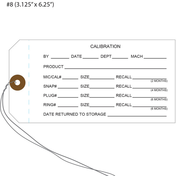 Custom Calibration Hang Tags St. Louis Tag
