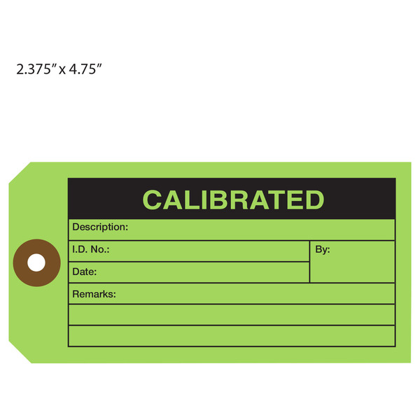 Custom Calibration Hang Tags St. Louis Tag