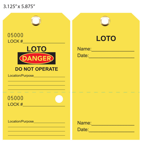 Custom Lock Out Tags (LOTO Tags) St. Louis Tag