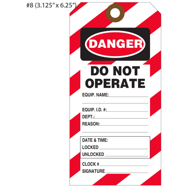 Custom Do Not Operate Tags St Louis Tag