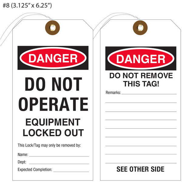 Custom Lock Out Tags LOTO Tags St Louis Tag