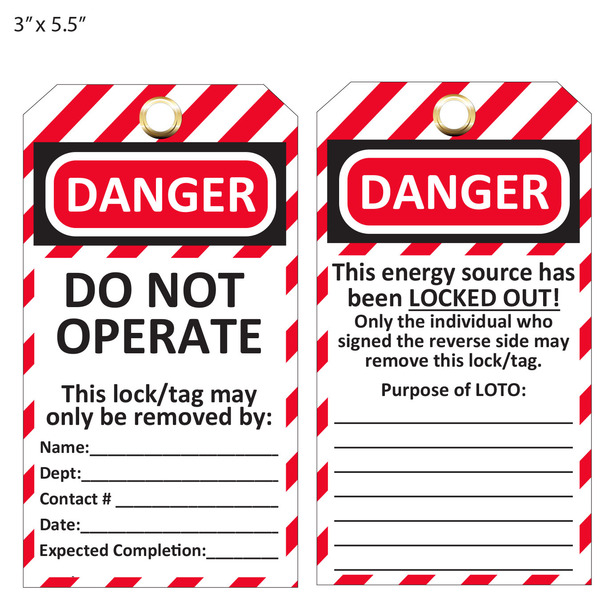 Lockout Tagout Template