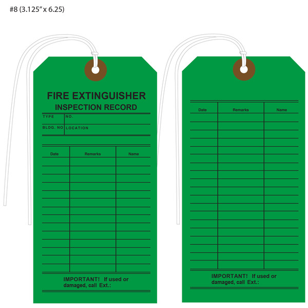 Custom Fire Extinguisher Tags St Louis Tag