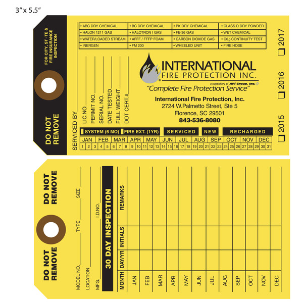 Custom Fire Extinguisher Tags St Louis Tag Custom Fire Extinguisher Tags St Louis Tag
