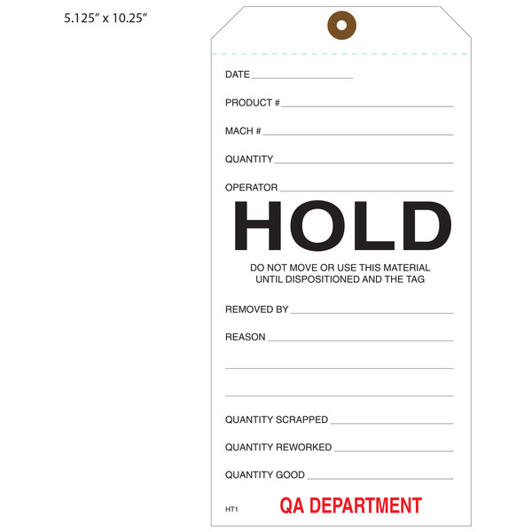 Custom Hold Tags St. Louis Tag