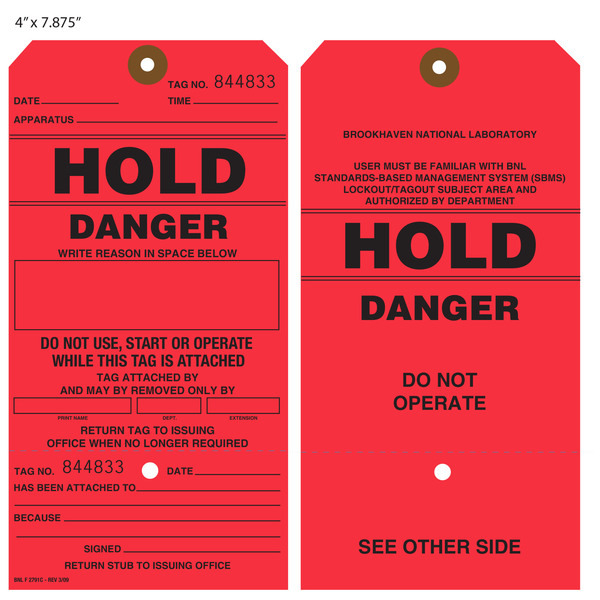 Custom Hold Tags | St. Louis Tag