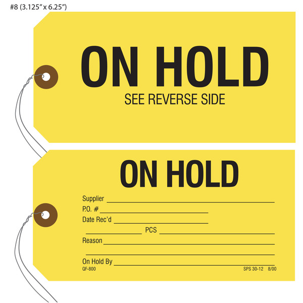 Custom Hold Tags St. Louis Tag