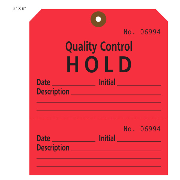 Hold for inspection labels
