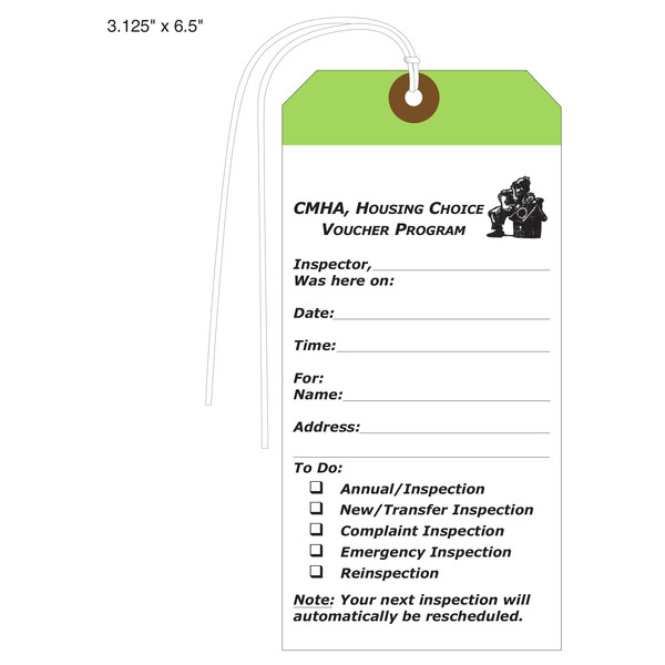 Custom Inspection Hang Tags | St. Louis Tag