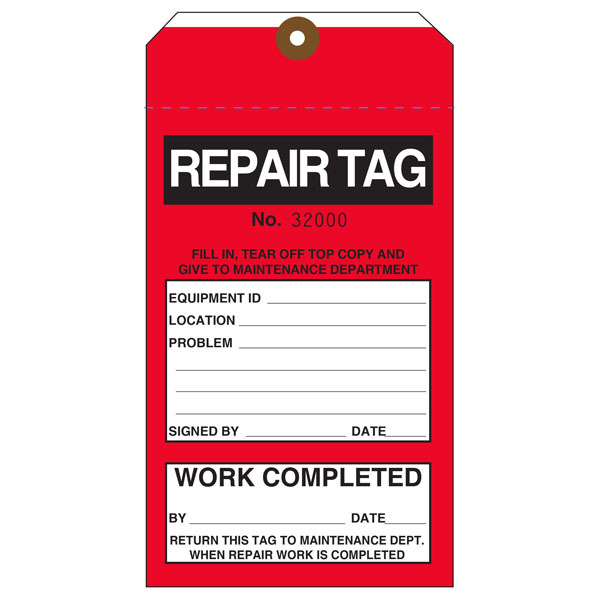 Custom Repair Tags St. Louis Tag