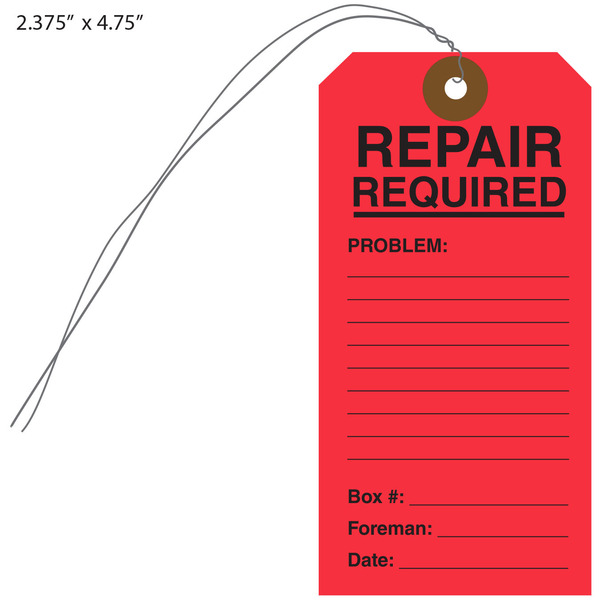 Custom Repair Tags St. Louis Tag