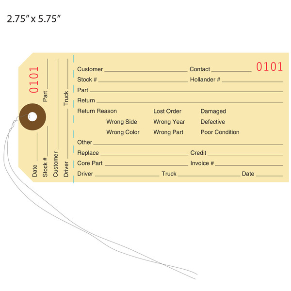 Custom Repair Tags St. Louis Tag