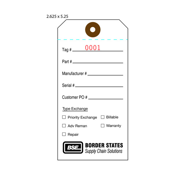 Custom Printed Serviceable Hang Tags St Louis Tag