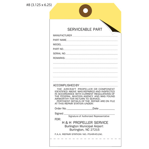 Custom Printed Serviceable Hang Tags St Louis Tag