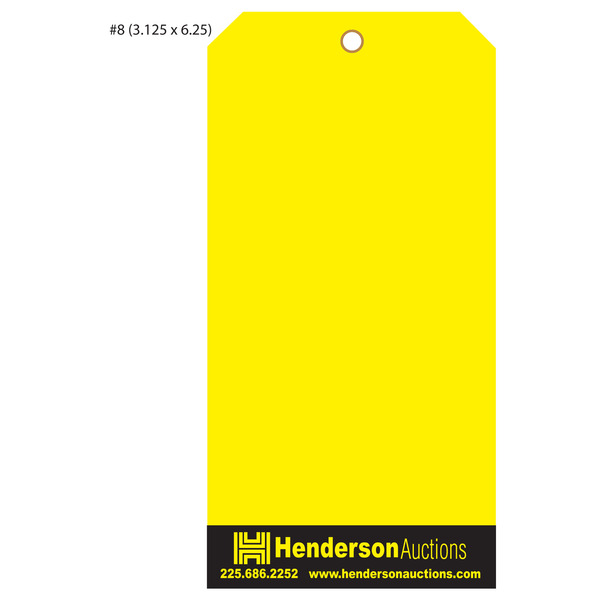 Custom Auction Hang Tags | St. Louis Tag