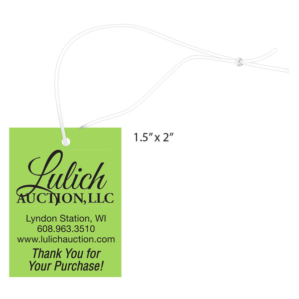 Custom Auction Hang Tags | St. Louis Tag