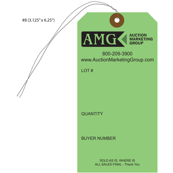 Custom Auction Hang Tags St. Louis Tag