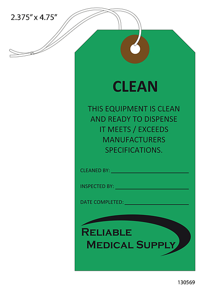 Medical tags for new arrivals adults