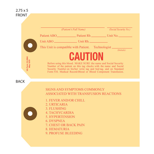 custom hospital tags st