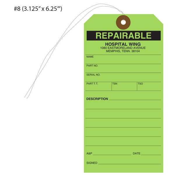 Custom Repair Tags | St. Louis Tag