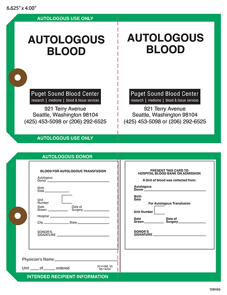 Hospital Tags Custom Hang Tags St Louis Tag