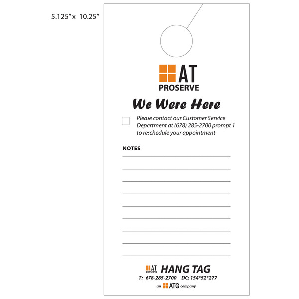 Custom Printed Door Hanger Tags St Louis Tag Hang Gallery Custom Door Hanger Tag Proserve
